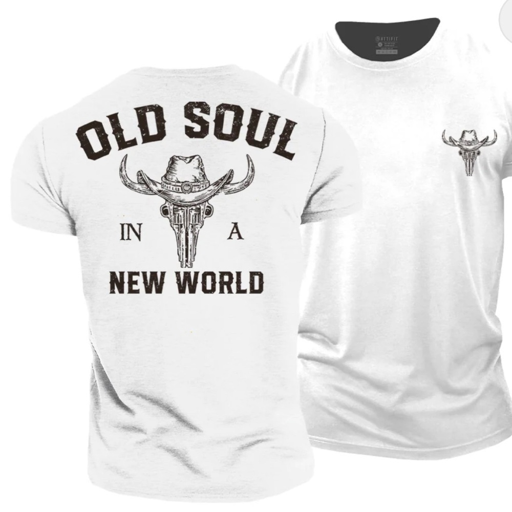 NWOT Old Soul In A New World Cotton T-Shirt